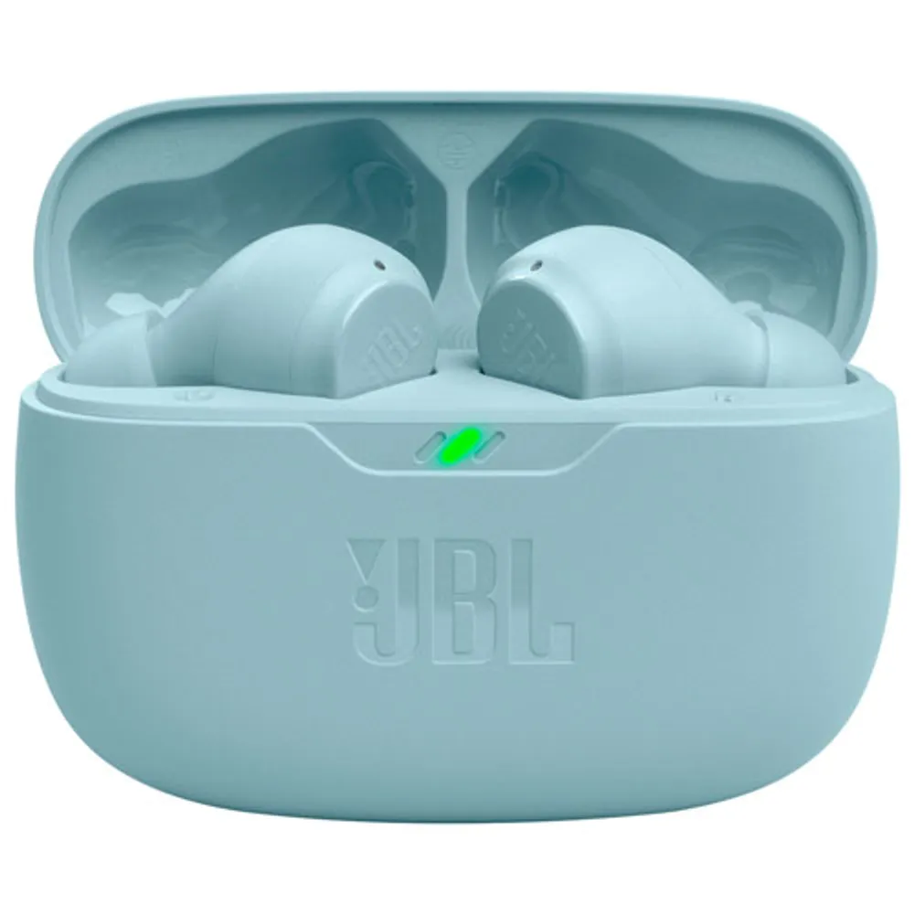 Écouteurs boutons 100 % sans fil à isolation sonore Vibe Beam de JBL - Menthe