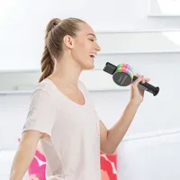 Singing Machine Bluetooth Microphone with Built-In Speaker (SMM548CA)