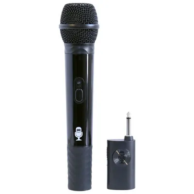 Singing Machine Unidirectional Wireless Dynamic Microphone (SMM107CA) - Black