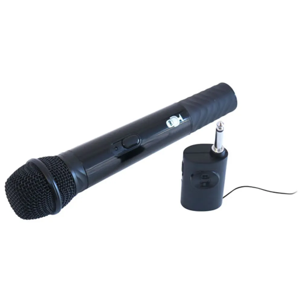 Singing Machine Unidirectional Wireless Dynamic Microphone (SMM107CA) - Black