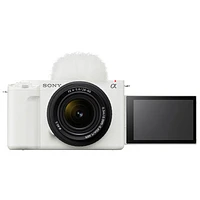 Sony Alpha ZV-E1 Full-Frame Interchangeable Lens Mirrorless Vlogger Camera with 28-60mm Lens Kit - White