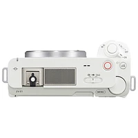 Sony Alpha ZV-E1 Full-Frame Interchangeable Lens Mirrorless Vlogger Camera with 28-60mm Lens Kit - White