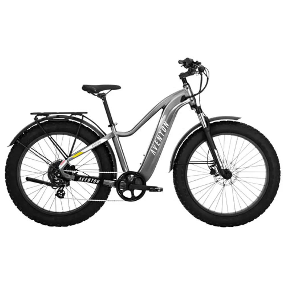 Aventon Aventure.2 750 W Electric City Bike with up to 96km Battery Range - Medium - Slate Grey