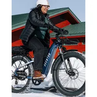 Aventon Aventure.2 Step-Through 750 W Electric City Bike with up to 96km Battery Range - Large - Cobalt