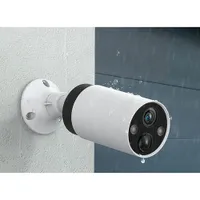 Système de surveillance extérieur sans fil Tapo de TP-Link avec 2 caméras QHD 2K - Blanc