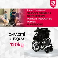 Bangeran Hercules Lite EX Foldable Electric Wheelchair - Black