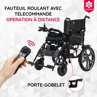 Bangeran Hercules Lite EX Foldable Electric Wheelchair - Black