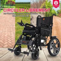 Bangeran Hercules Lite EX Foldable Electric Wheelchair - Black