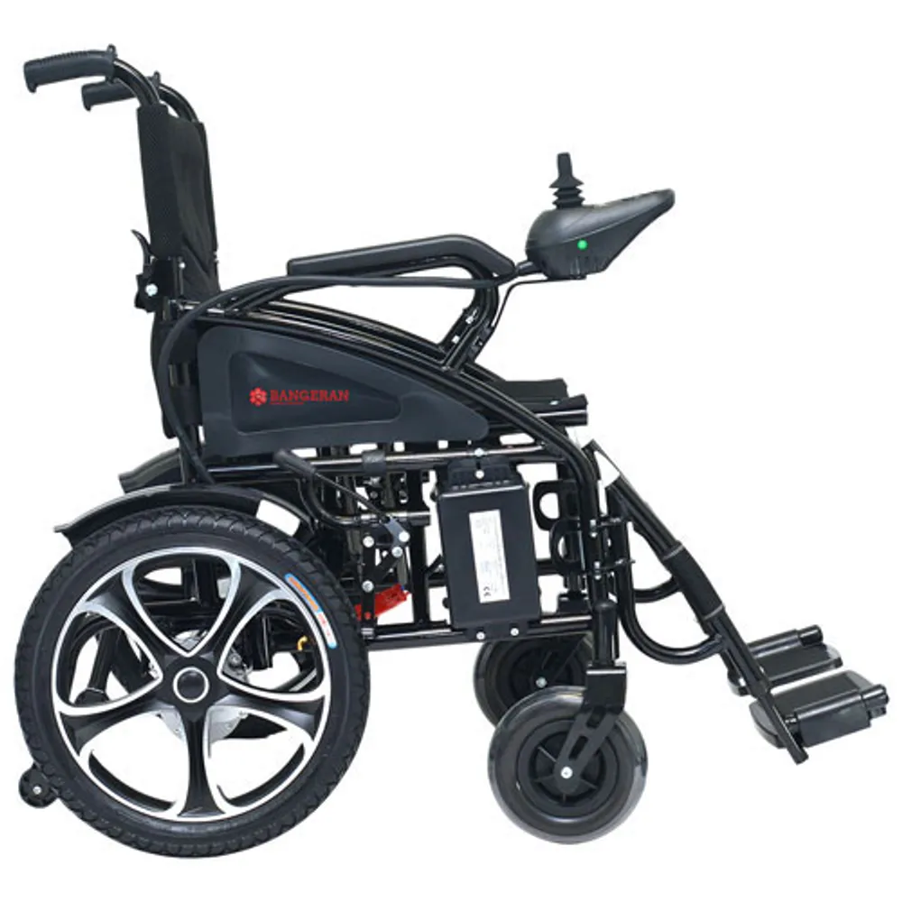 Bangeran Hercules Lite EX Foldable Electric Wheelchair - Black