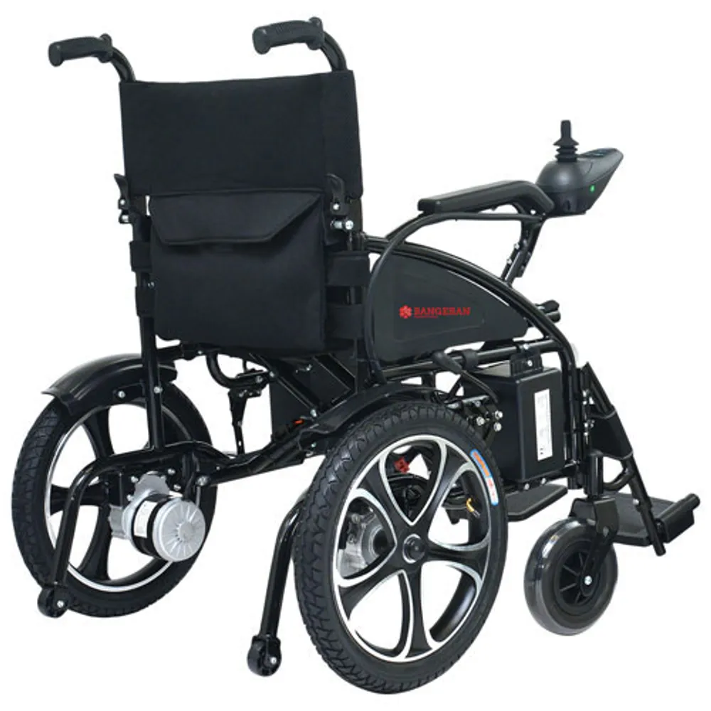 Bangeran Hercules Lite EX Foldable Electric Wheelchair - Black