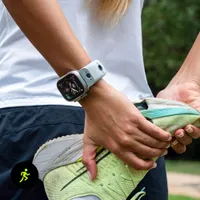 Bracelet en silicone intelligent à deux caméras de Wristcam pour Apple Watch 38/40/41 mm - Grand