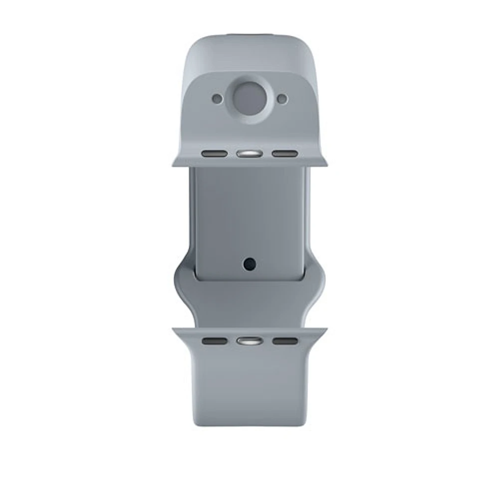 Bracelet en silicone intelligent à deux caméras de Wristcam pour Apple Watch 38/40/41 mm - Grand - Gris