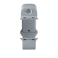 Bracelet en silicone intelligent à deux caméras de Wristcam pour Apple Watch 38/40/41 mm - Grand - Gris