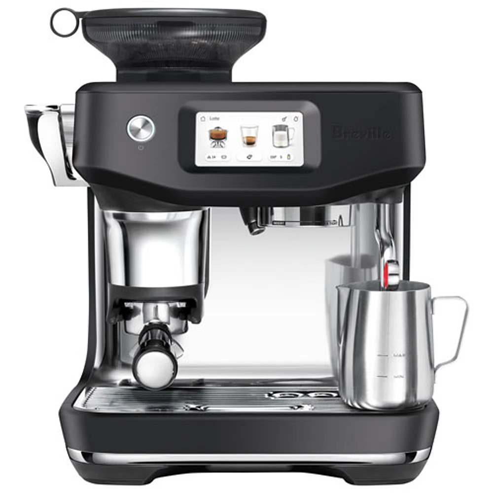 Breville Barista Touch Impress Espresso Machine with Frother & Coffee Grinder - Black Truffle - Only at Best Buy