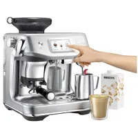 Breville Barista Touch Impress Espresso Machine with Frother & Coffee Grinder - Black Truffle