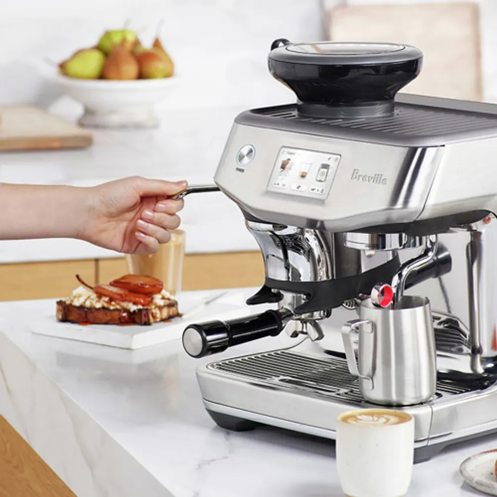 Breville Barista Touch Impress Espresso Machine with Frother & Coffee Grinder - Black Truffle