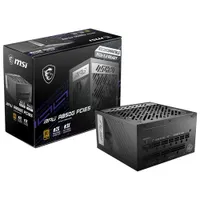 MSI MPG A850G PCIE 5 80 Plus Gold 850W Full Modular ATX 3.0 Gaming Power Supply - Black