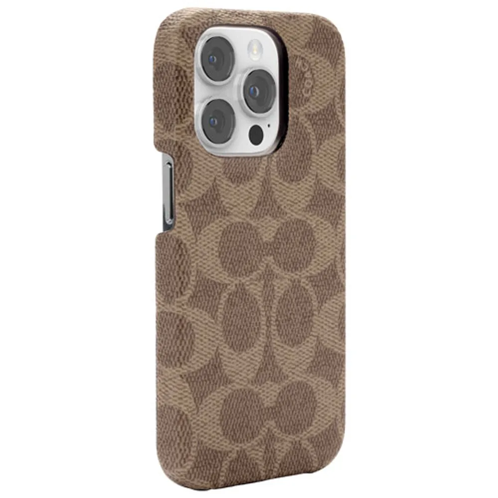 Coach Slim Wrap Fitted Hard Shell Case with MagSafe for iPhone 14 Pro