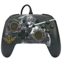 PowerA Zelda Enhanced Wired Controller for Nintendo Switch - Black