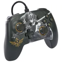 PowerA Zelda Enhanced Wired Controller for Nintendo Switch - Black