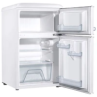 Galanz 20" 3.1 Cu. Ft. Top Freezer Refrigerator (GLR31TWEER) - White