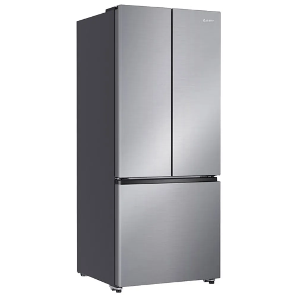 Galanz 28" 16 Cu. Ft. French Door Refrigerator with LED Lighting (GLR16FS2M08) - Stainless Steel
