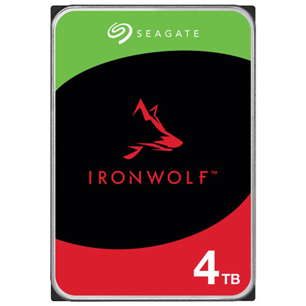 Disque dur interne NAS SATA 3,5 po IronWolf de 4 To à 5400 tr/min de Seagate (ST4000VNA06)