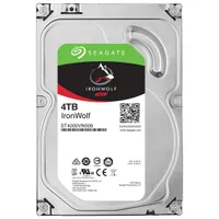 Disque dur interne NAS SATA 3,5 po IronWolf de 4 To à 5400 tr/min de Seagate (ST4000VNA06)