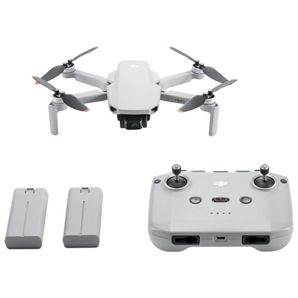 Ensemble Fly More avec quadricoptère Mini 2 SE de DJI et télécommande - Gris