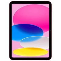 iPad 10,9 po Go Wi-Fi 6 et 5G d'Apple avec Fido (10e gén.) - Rose