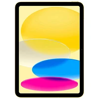 iPad 10,9 po Go Wi-Fi 6 et 5G d'Apple avec Fido (10e gén.) - Jaune