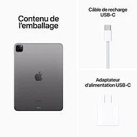 iPad Pro de 11 po Go d'Apple Wi-Fi et 5G avec Rogers (4e génération) - Gris cosmique