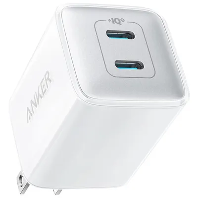 Anker 521 Nano Pro 40W Dual USB-C Wall Charger (A2038J21-5) - White
