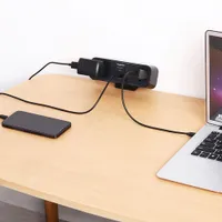 Kopplen Desk Clamp-Mounted Power Strip with PD 65W USB-C & 18W USB-A - Black
