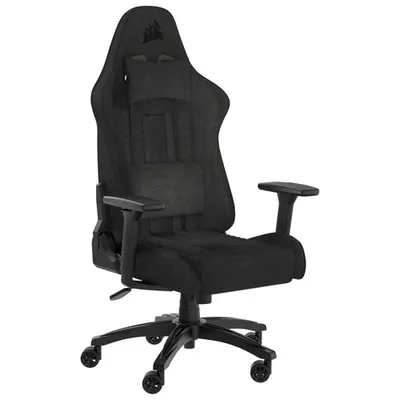 Corsair TC100 RELAXED Ergonomic Fabric Gaming Chair (2023) - Black