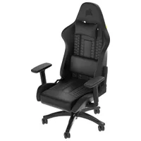Corsair TC100 RELAXED Ergonomic Leatherette Gaming Chair (2023) - Black - Only at Best Buy