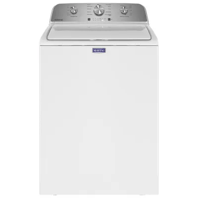 Open Box - Maytag 5.2 Cu. Ft. High Efficiency Top Load Washer (MVW4505MW) - White - Scratch & Dent