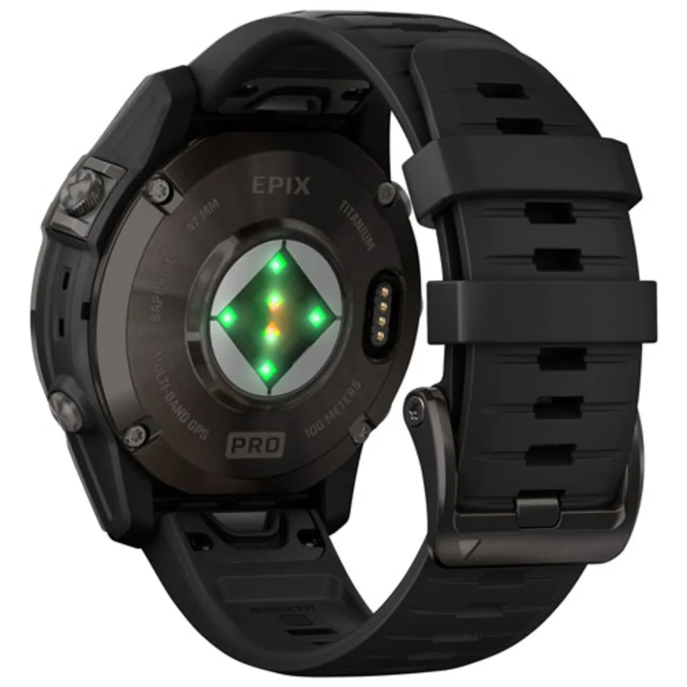 Garmin Epix Pro (Gen 2) Sapphire Edition 47mm GPS Watch with Heart Rate Monitor - Medium / Large