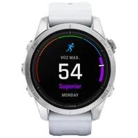 Garmin epix Pro (Gen 2) 42mm Bluetooth Active Smartwatch - Medium / Large - Whitestone