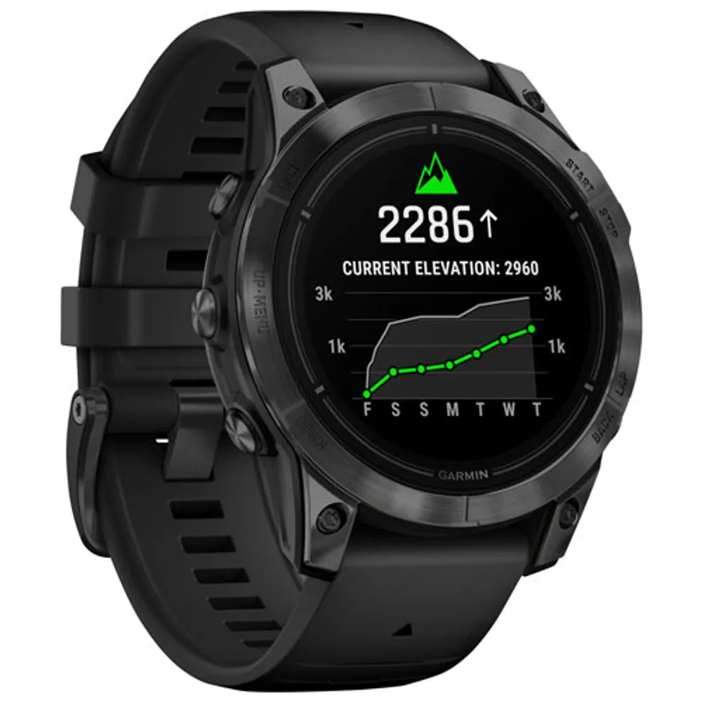 Garmin epix Pro (Gen 2) 47mm Bluetooth Active Smartwatch - Medium/Large - Black