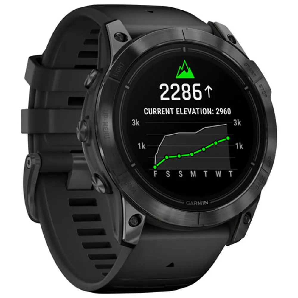 Garmin Epix Pro (Gen 2) 51mm GPS Watch with Heart Rate Monitor - Medium/Large - Black