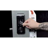 Alfred DB2S Bluetooth Smart Lock with Key - Black
