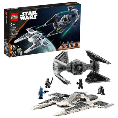 LEGO Star Wars: Mandalorian Fang Fighter vs. TIE Interceptor - 957 Pieces (75348)