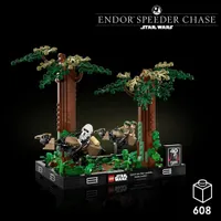 LEGO Star Wars: Endor Speeder Chase Diorama - 608 Pieces (75353)
