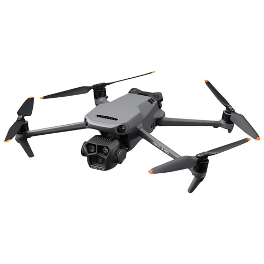 Ensemble Fly More Mavic 3 Pro de DJI avec télécommande et écran intégré (DJI RC)) - Gris