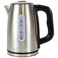 Kenmore Cordless Electric Kettle - 1.7L - Black and Silver