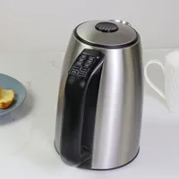 Kenmore Cordless Electric Kettle - 1.7L - Black and Silver