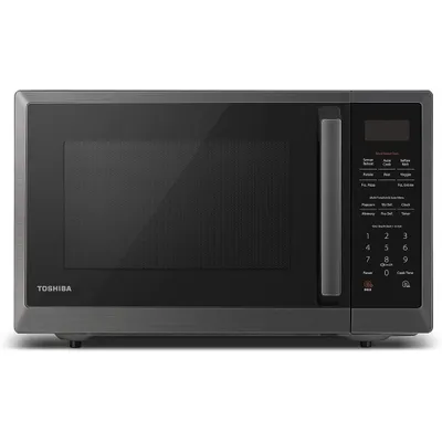 TOSHIBA 8-in-1 Countertop Microwave with Air Fryer Microwave Combo,  Convection, Mute Function, 1.0 Cu.ft, Black stainless steel - (ML2-EC10SA)