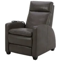 Soft Touch PU Power Recliner with Power Headrests & Zero Gravity – Grey