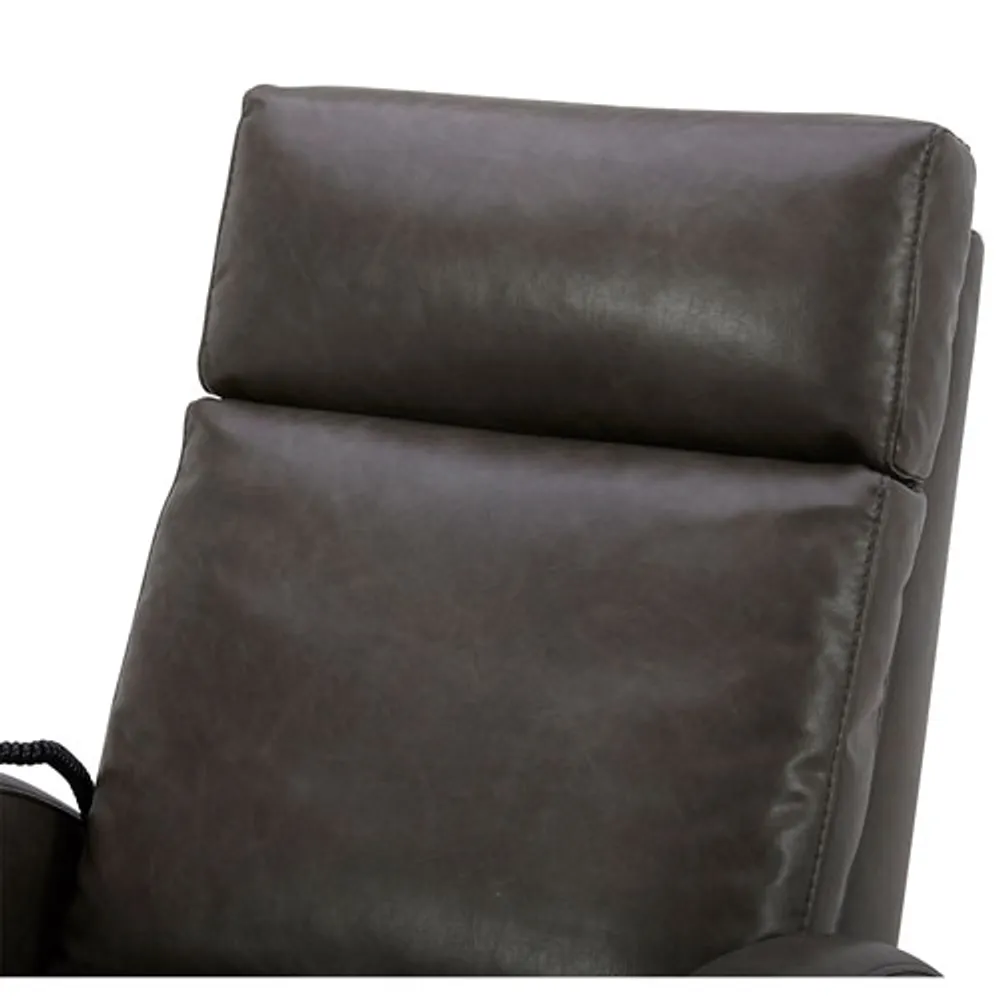 Soft Touch PU Power Recliner with Power Headrests & Zero Gravity – Grey